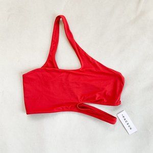 Storm Reid x Pacsun Red Cutout Bikini Top